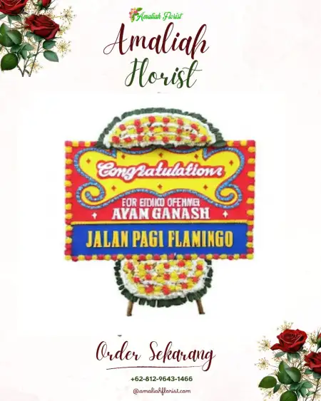 Sewa Papan Bunga Bangkle